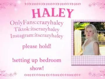 Chaturbate haleycrazy is Freechat haleycrazy — hi: Goal Is Fully nude with 777 remaining to goal! #teen #18 #blonde #nude #pussy