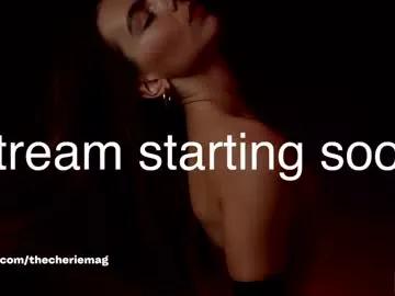 Chaturbate thecherie is Freechat thecherie — ClassicTicket: Explicit | Striptease | Toy Play | Climax. Tip 1999 tokens to get your ticket. Type /cmds to see all commands.