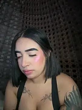 StripChat Scarlett-LS is Freechat Scarlett-LS — show saliva in boobs